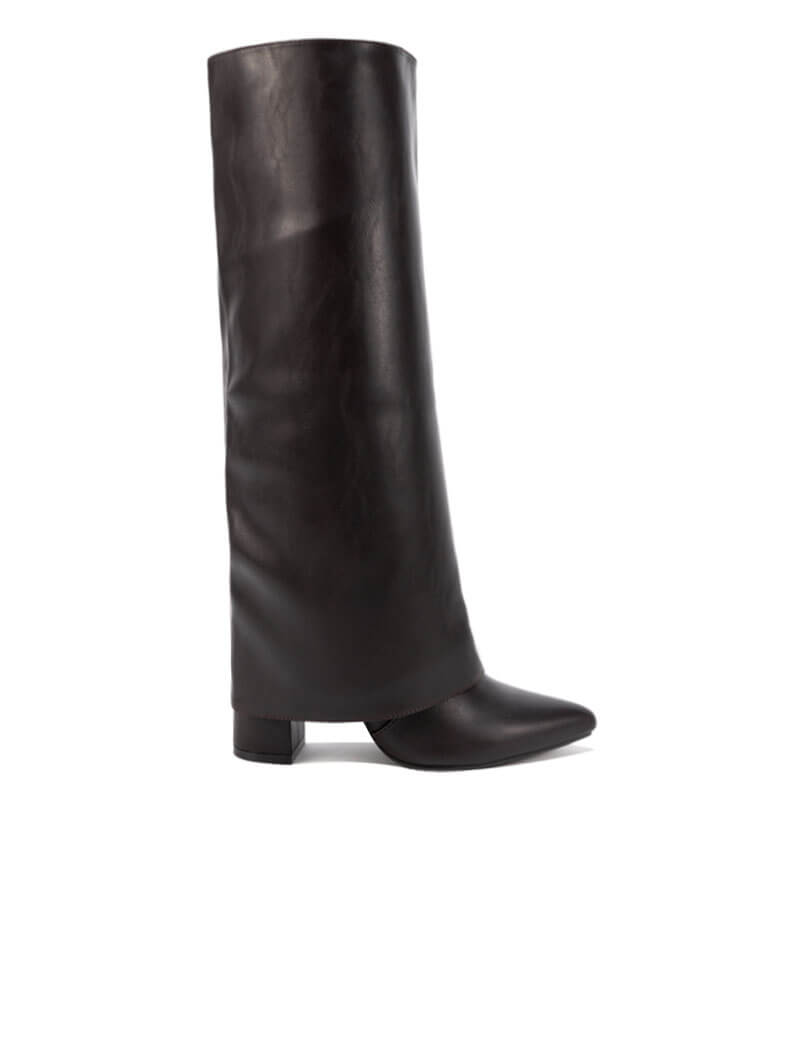 Bottes hautes à revers